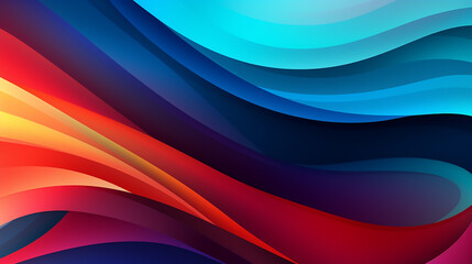 abstract colorful banner, Mordan, business, papercut background. 