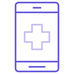 Fototapeta premium Mobile Medical Icon