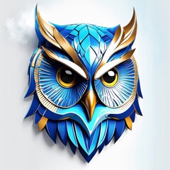 mecha owl illustration