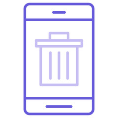 Mobile Bin Icon