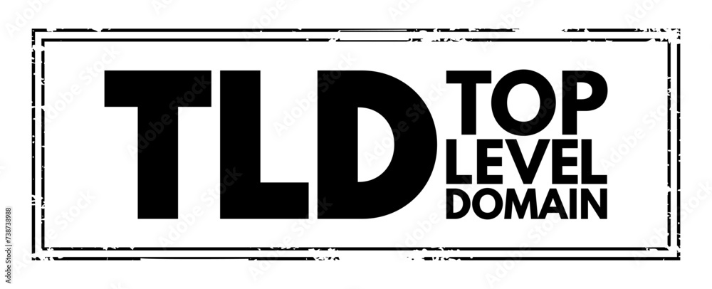 Poster tld - top level domain is one of the domains at the highest level in the hierarchical domain name sy