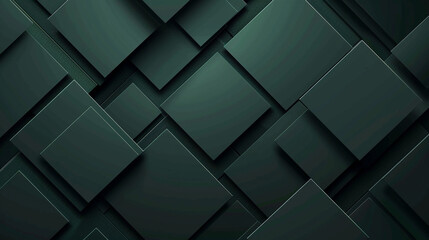 Dark green color abstract shape background presentation design. PowerPoint and Business background.