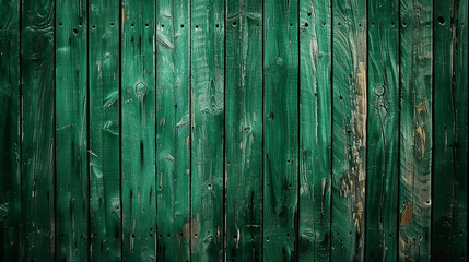 Dark green color wooden background