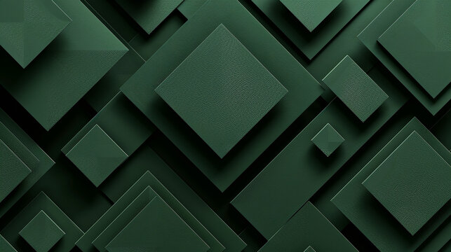 Dark green color abstract shape background presentation design. PowerPoint and Business background.