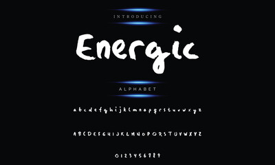 Vintage Handwritten Calligraphic Vector Font for Lettering. Fashionable Vintage Calligraphy Font.