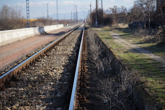 Photo of an approaching train