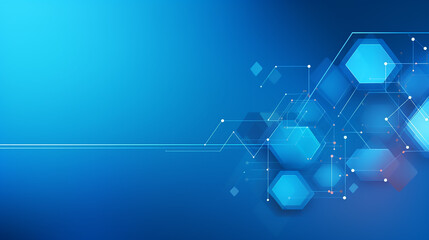 Naklejka premium technology futuristic digital concept square pattern with lighting glowing particles square. Digital technology world. Business virtual concept. technology dark blue color background. Hi-tech digital.