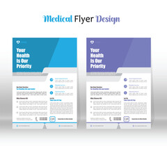 free vector Medical Flyer design