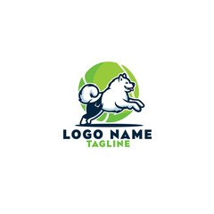 dog logo, pet animal vector