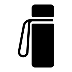 thermos glyph icon