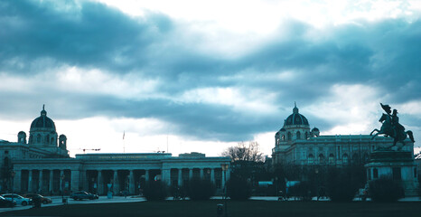 Obraz premium city parliament building in Viena