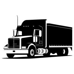 truck isolated on white background