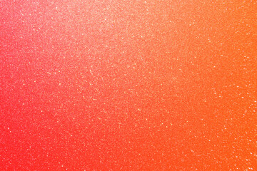 Fototapeta premium Red orange and yellow glitter background with gradient and grain effect