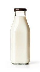 Bottle of milk. isolated on white background