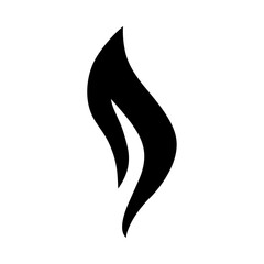 Oil lamp flame vector illustration design template. Fire flame icon