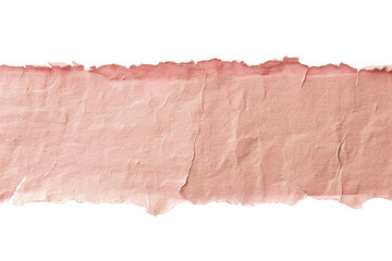 Ripped paper tear from notebook or sheet isolated on transparent png background, cutout paper, blank note piece.