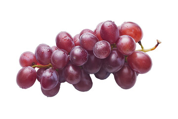 Fototapeta premium Grapes with water drops isolated on white