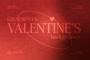 Grainy gradient valentines background texture element vector