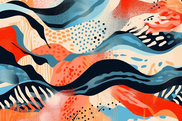 Obraz premium artistic pattern abstract image