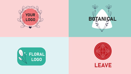 set of vintage labels