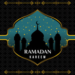 Ramadan kareem arabic celebration background