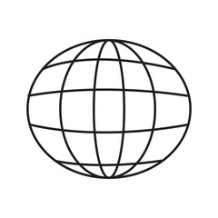 World icons. Earth Illustration. Globe Symbol and planet sign. eps10