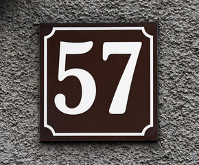 Hausnummer 57
