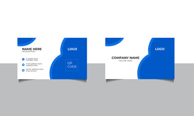 clean creative and modern bussiness card templete