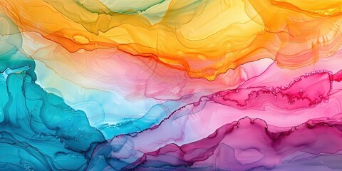 Abstraction, background, color combination, wavy lines, delicate pastel colors, bright colors, glow, wallpaper.