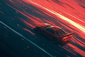 car, golden car, neon car, white car, black car, sports car wallpaper concept, new car launch, car, dark, sport, 350 DPI, ai generated