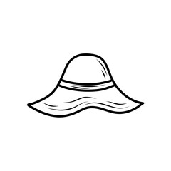 Hand drawn hat illustration 