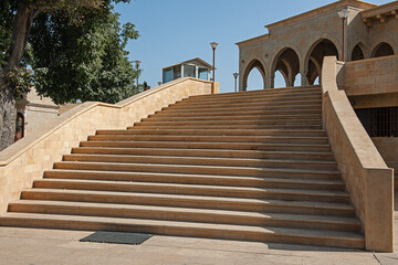 Treppe zum Drusenheiligtum, Aley, Libanon