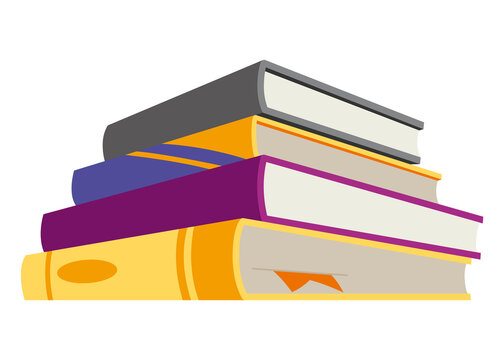 books icon. Learning or education concept. Different design of books or notebooks. Reading, learn and receive education through books. Read more books