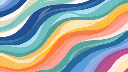 A close-up of a black and white,blue, green,yellow,pink wavy background, Black and gold wallpaper with a black background
