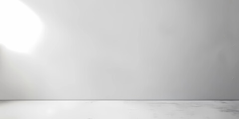 white wall and floor background