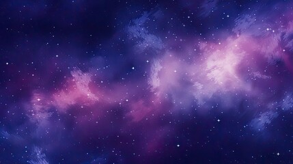 Fototapeta na wymiar An illustration of a purple and white space with stars