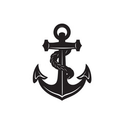 monochrome sea anchor
