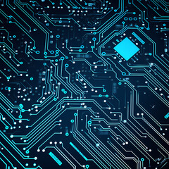 Abstract technology circuit board pattern.