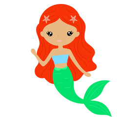Mermaid Red Hair