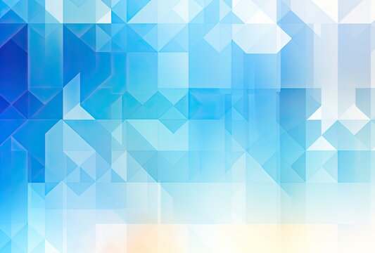 A blue and white geometric background