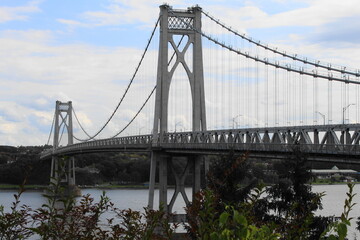 Mid-Hudson Bridge in Poughkeepsie, New York USA
