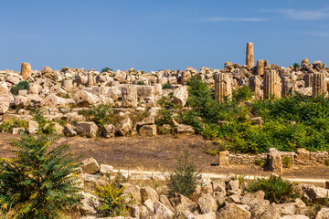 Remains of Greek temples