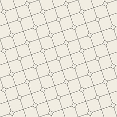 Naklejka premium Vector seamless pattern. Simple geometric texture. Square monochrome background. Contemporary digital simple squares. Can be used as swatch for illustrator.