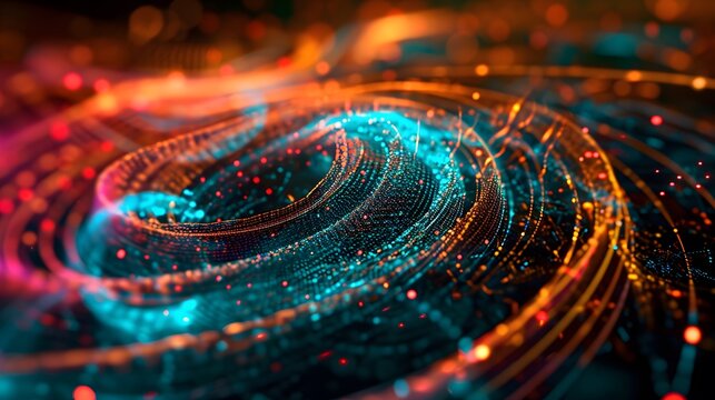 abstract background music,  rhythmic patterns