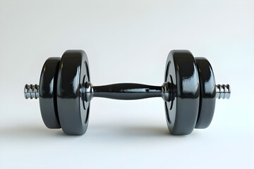 Dumbbells' against soft background - Ai Generated