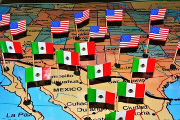 American-Mexico border currently has thousands of illegals crossing the border everyday.