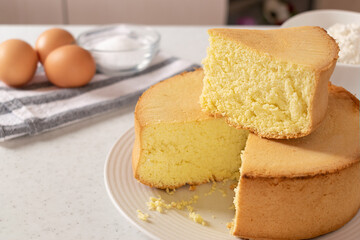 Homemade sponge cake recipe