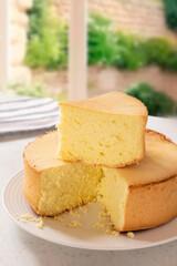 Homemade sponge cake recipe