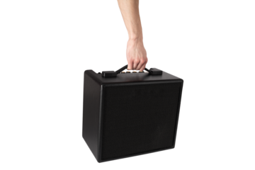 Carrying a guitar amplifier