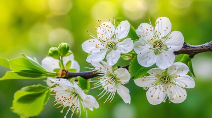a close up of white flowers
